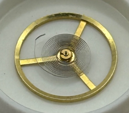 Smith 603 Elite Balance Wheel Complete And Spring 10 1/2''' Watch Movement Parts