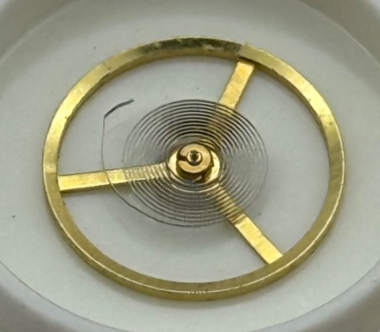 Smith 603 Elite Balance Wheel Complete And Spring 10 1/2''' Watch Movement Parts