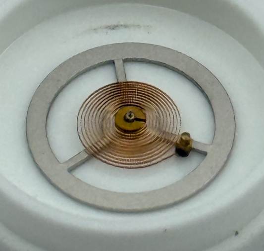 EB 8800 Balance Wheel Complete And Spring 12’’’ 1309 Watch Movement Parts NOS