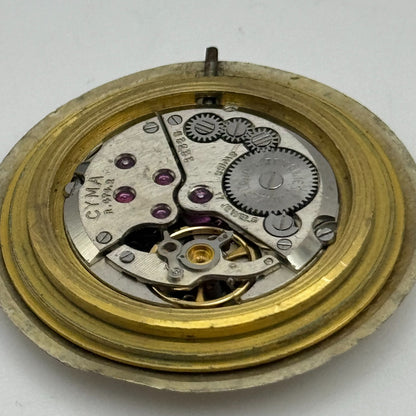 29.4mm Tavannes Cyma R474.2 Manual Wind Watch Movement Vintage Swiss PARTS SPARE
