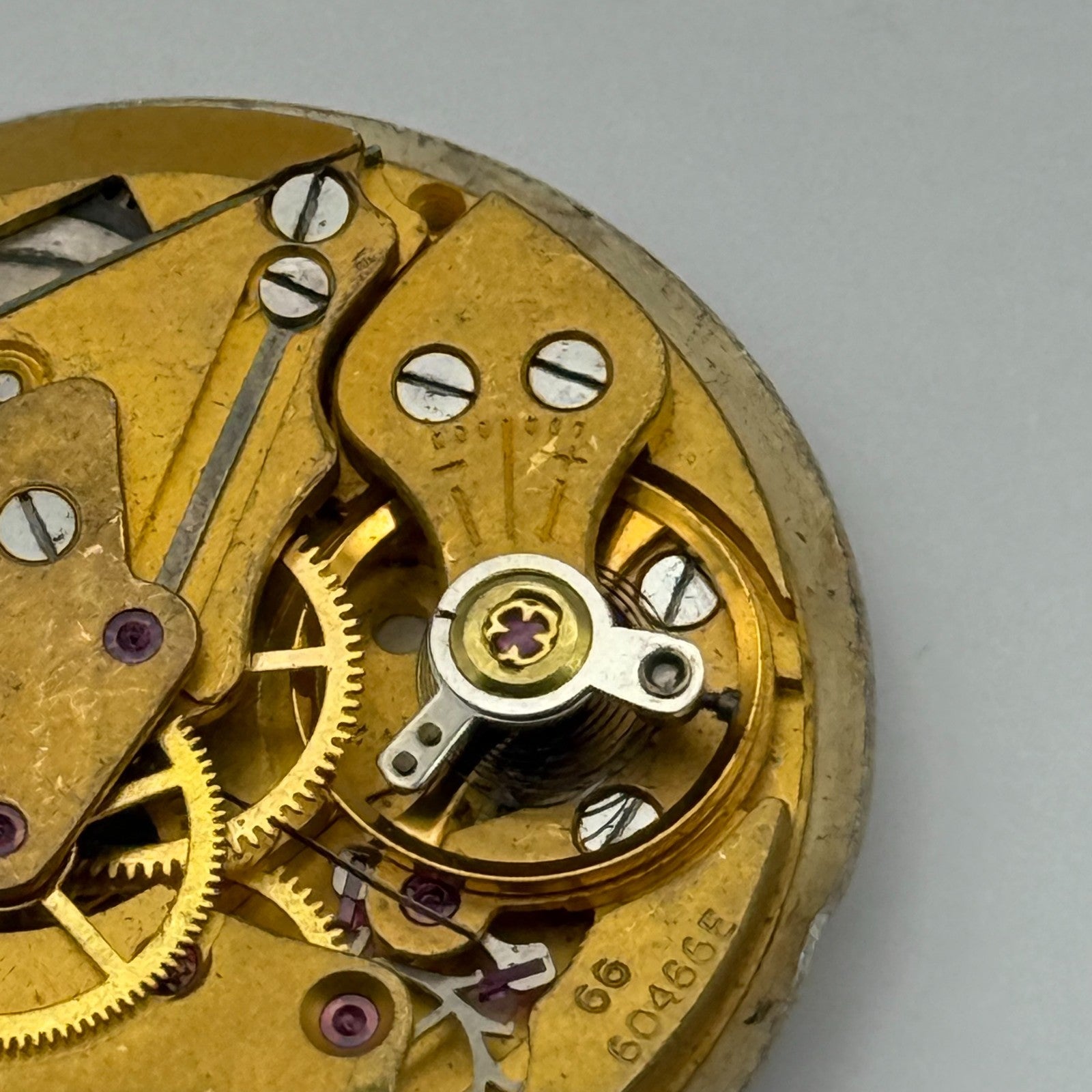 Smiths Astral 66 60466E Hacking Watch Movement Manual Wind Vintage Parts Repair