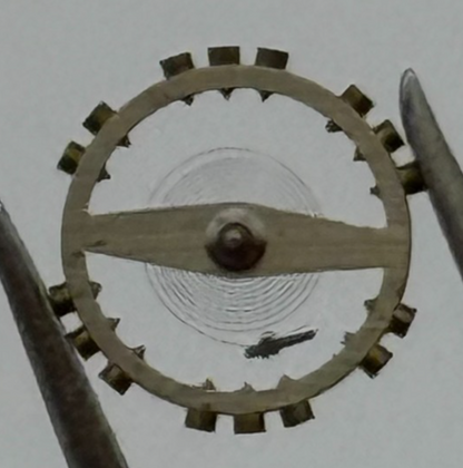 AS 976 1012 Balance Wheel Complete And Spring  29 M Watch Movement Parts NOS