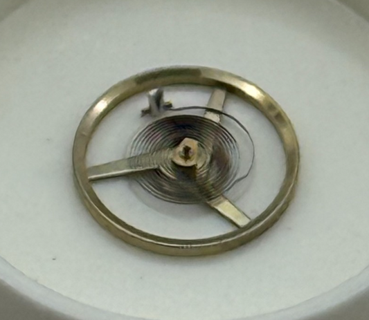 FHF 35-21 Balance Wheel Complete And Spring Watch Movement Parts NOS