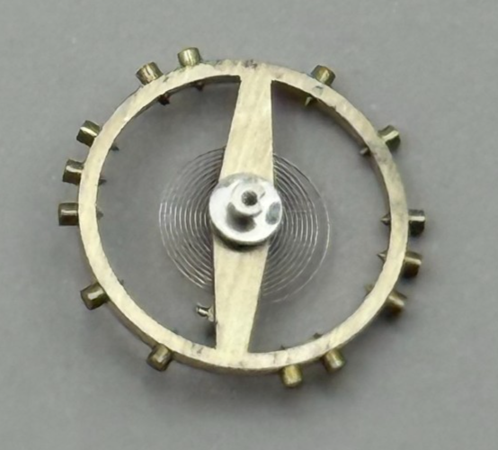 AS 984 Balance Wheel Complete And Spring 10½’’’ 30 M Watch Movement Parts NOS