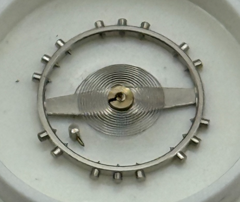 EB 8800 Balance Wheel Complete And Spring  12’’’ 1309 Watch Movement Parts NOS