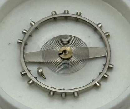 EB 8800 Balance Wheel Complete And Spring  12’’’ 1309 Watch Movement Parts NOS