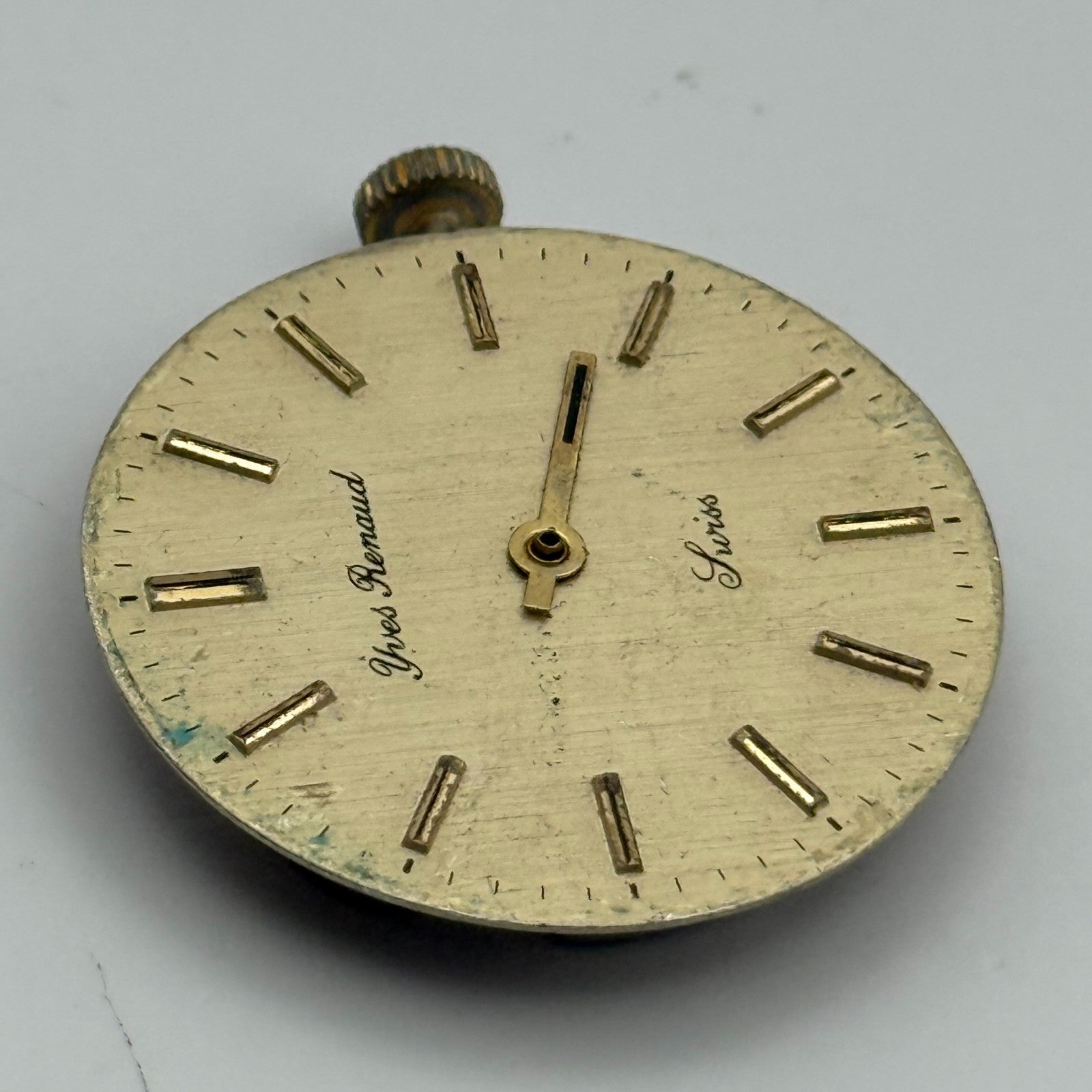 BFG 844 Watch Movement Yves Renaud Manual Wind Vintage Swiss Parts Repair 29mm