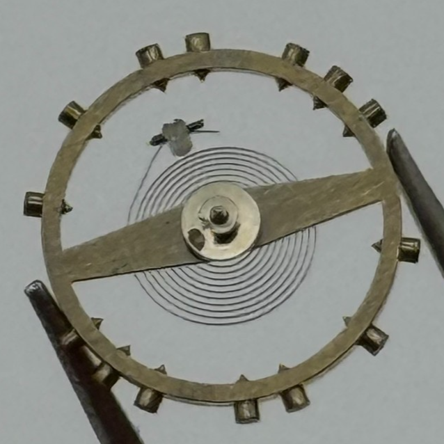 AS 984 Balance Wheel Complete And Spring 31 M Watch Movement Parts NOS
