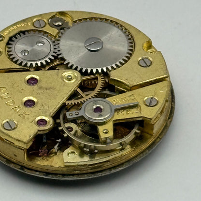 Audax 180 Watch Movement Manual Wind Vintage Swiss Parts Repair Spares 24.4mm