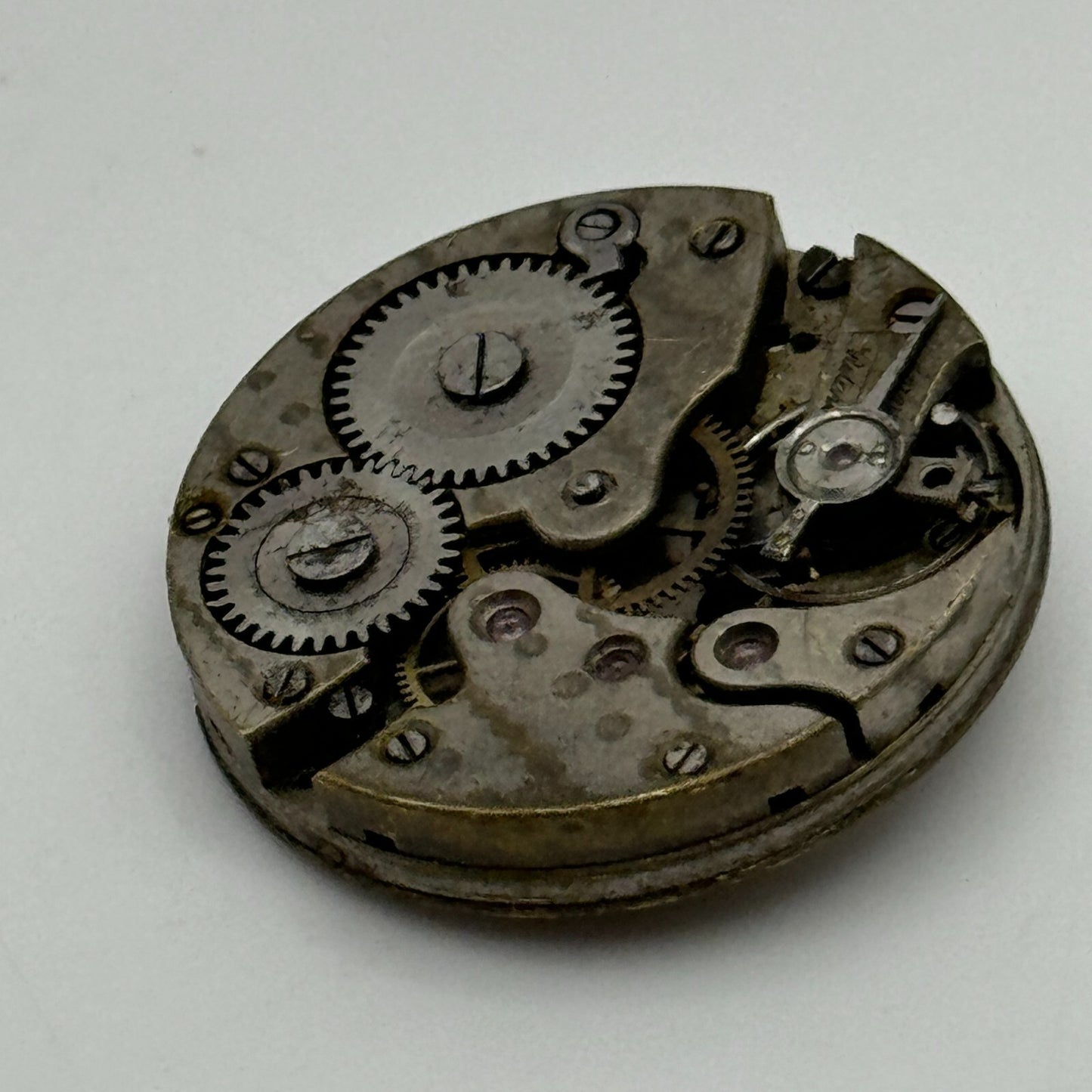 24.8mm Interesting Unidentified 607 Manual Wind Swiss Watch Movement PARTS SPARE