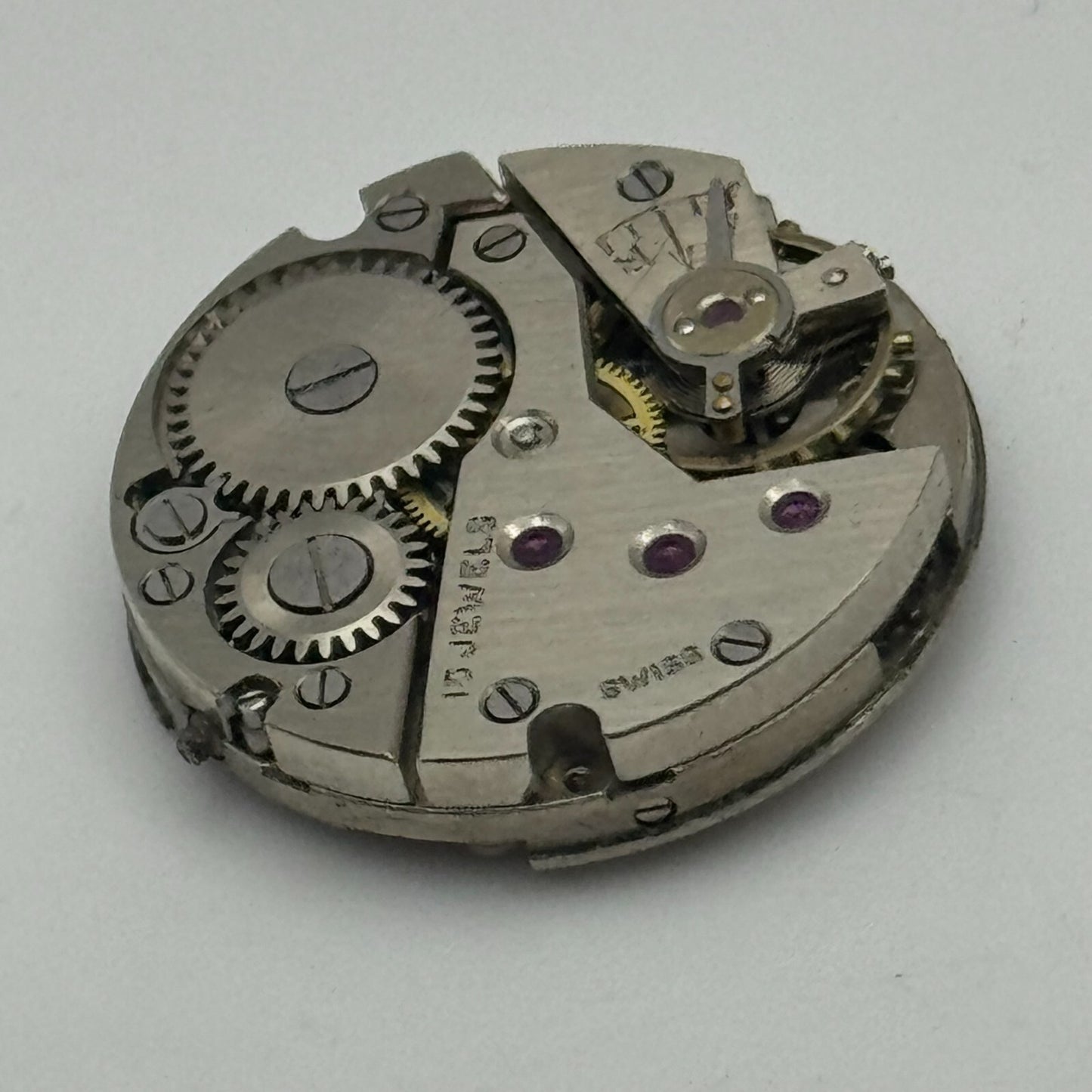 19.7mm Derby D 40 Manual Wind 15 Jewels Watch Movement Swiss Made PARTS SPARES