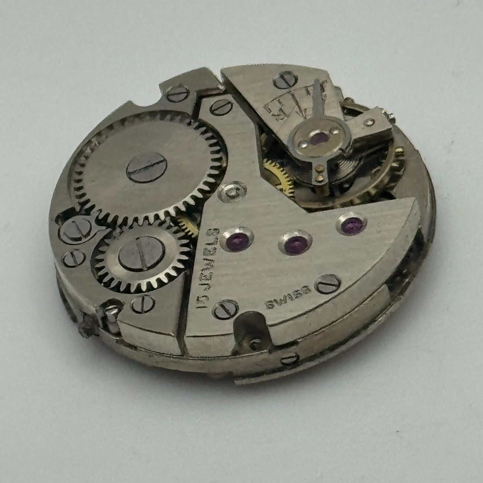 19.7mm Derby D 40 Manual Wind 15 Jewels Watch Movement Swiss Made PARTS SPARES