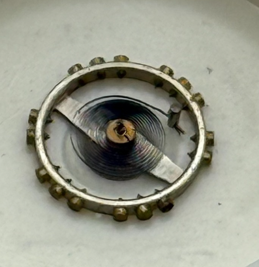 AS 976 1012 Balance Wheel Complete And Spring 29 M Watch Movement Parts NOS 