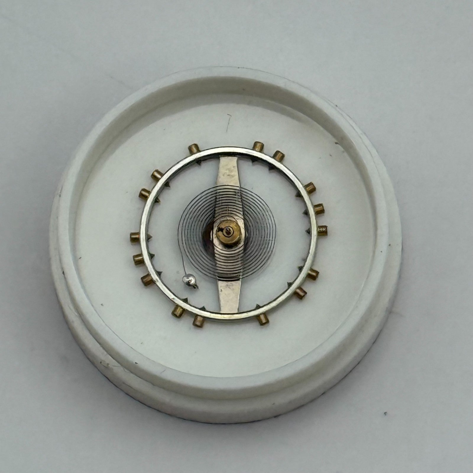 Felsa 4000 4010 Balance Wheel Complete And Spring 1435 M Watch Movement Parts 