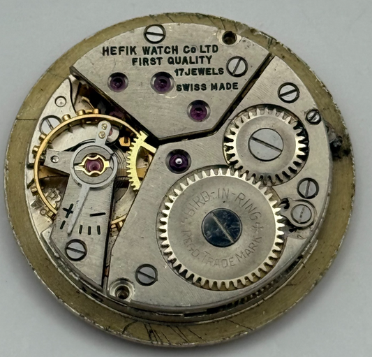 Peseux 170 Watch Movement Hefik Manual Wind Vintage Swiss Parts Repair 23.5mm