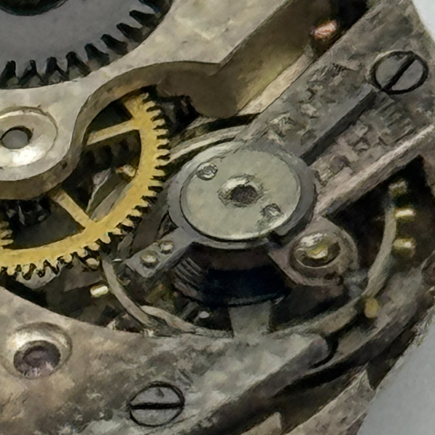 23.6mm Balance Ok Porcelain Dial Swiss Trench Watch Movement Manual Wind PARTS