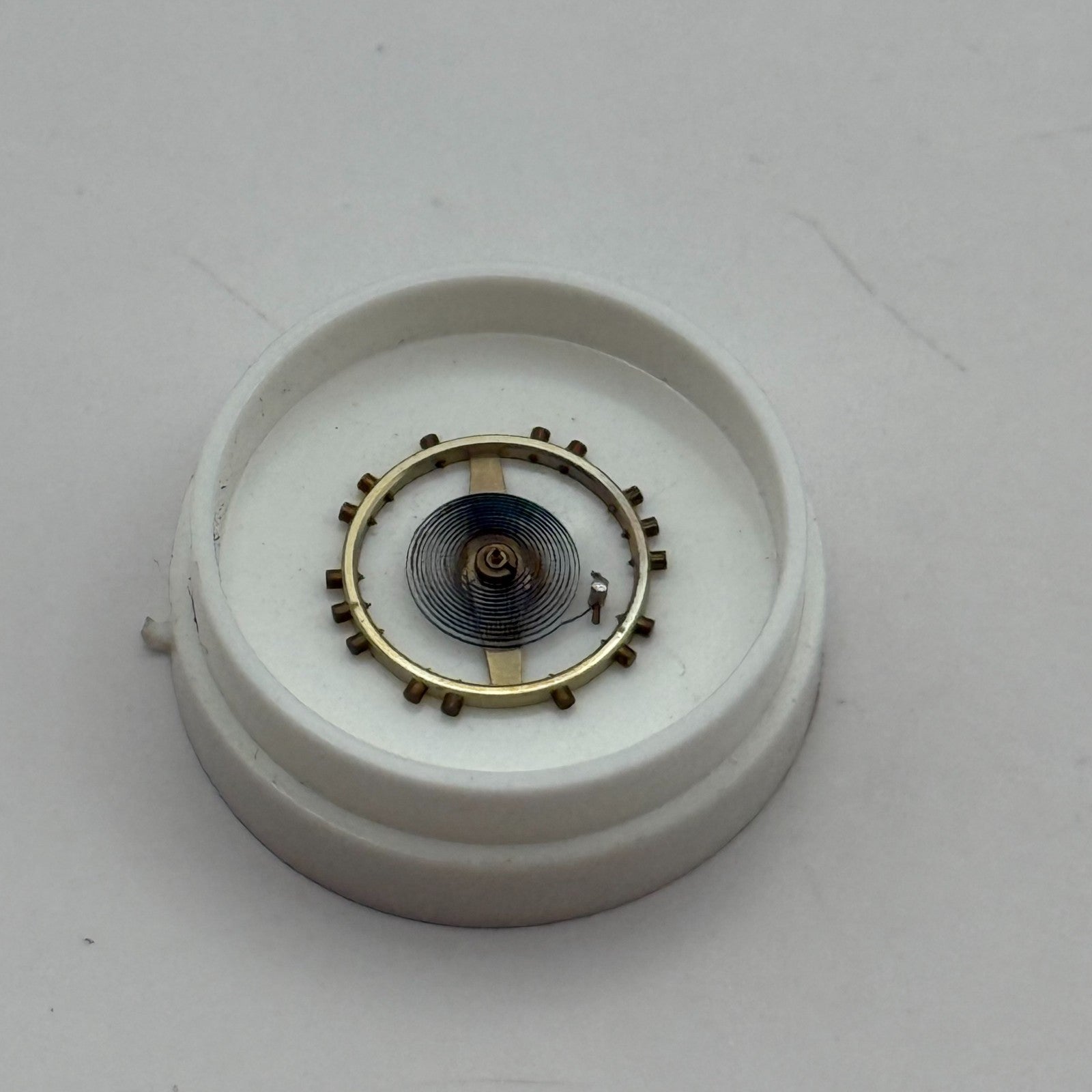 ETA 1080 Balance Wheel Complete And Spring  157 M Watch Movement Parts NOS