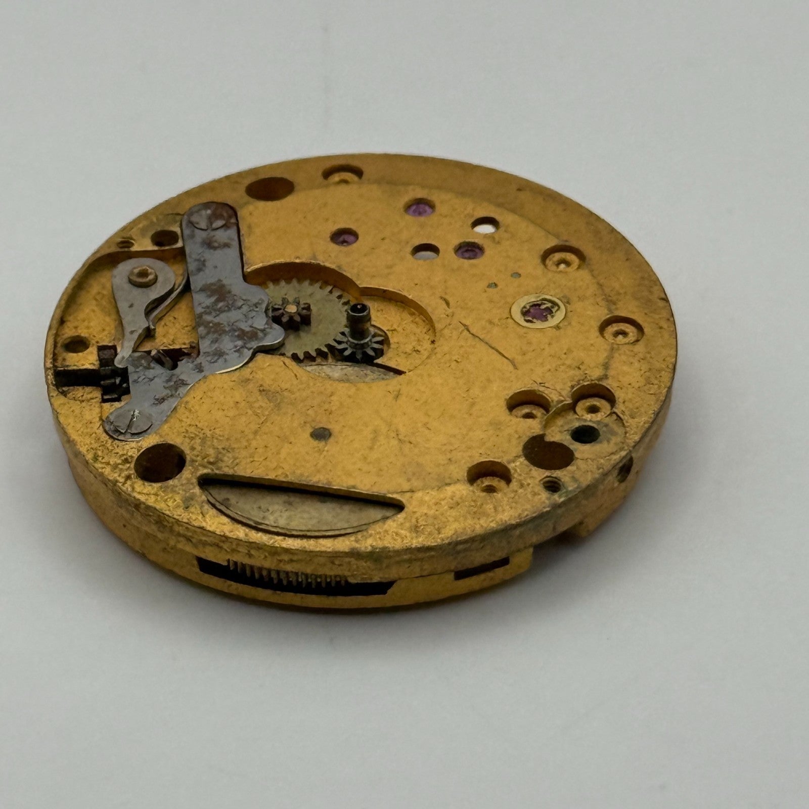 Smiths De Luxe 60464e Cal 85 Watch Movement Manual Wind Vintage Parts 26.9mm