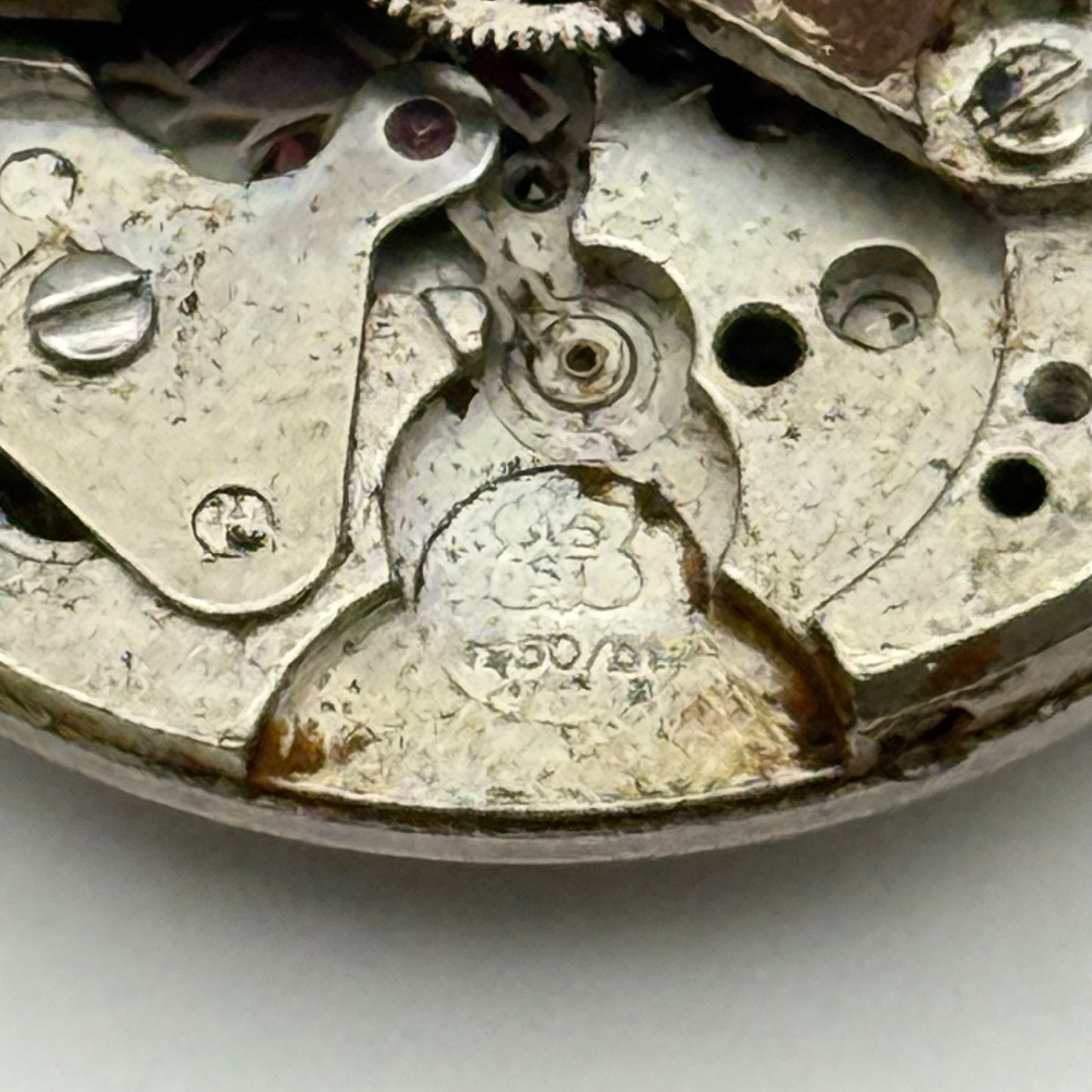 AS ST 1950/51 17 Jewels Watch Movement Manual Wind Vintage Parts Repair 26mm