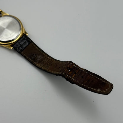 Working Esquire ESQ 300328 Date Swiss 33mm Quartz Watch New Battery Adjustable