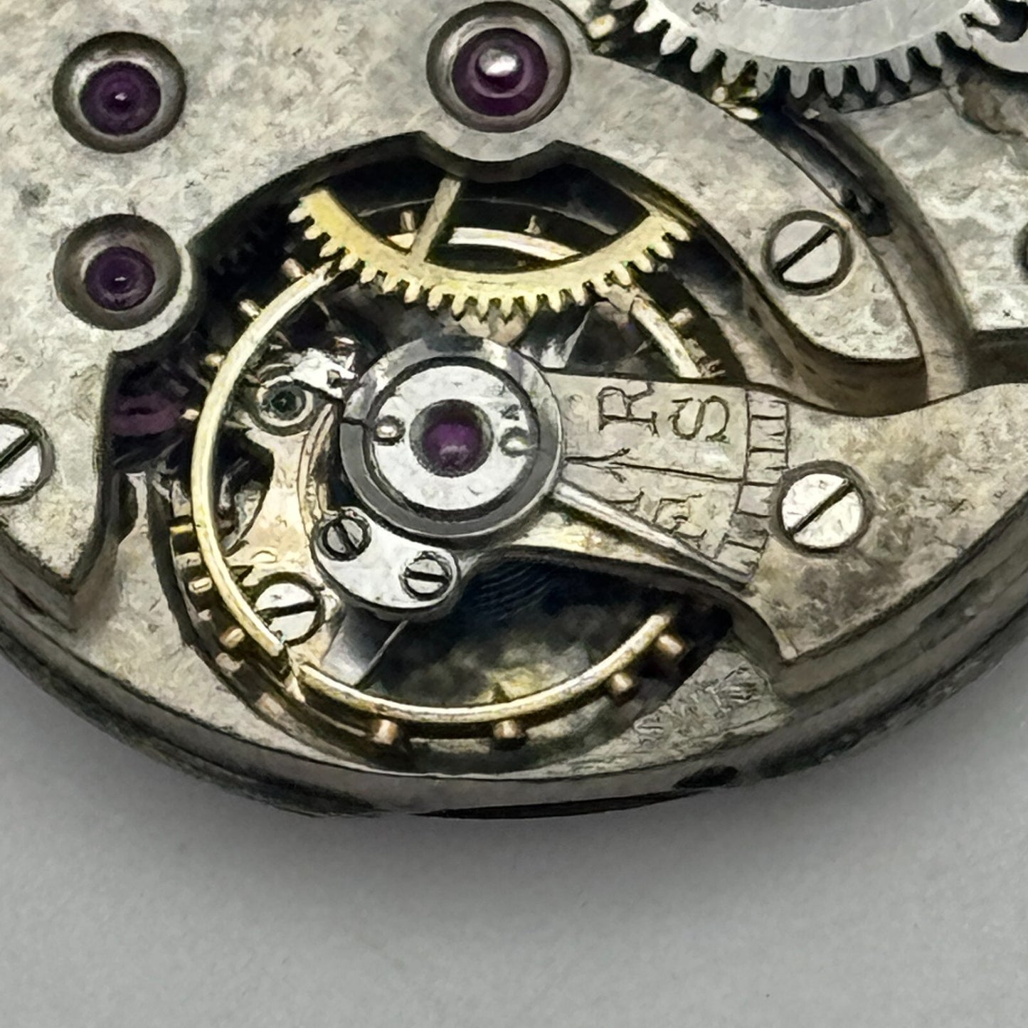 25mm Men's Dreadnought Balance Ok Vintage Swiss Trench Watch Movement PARTS