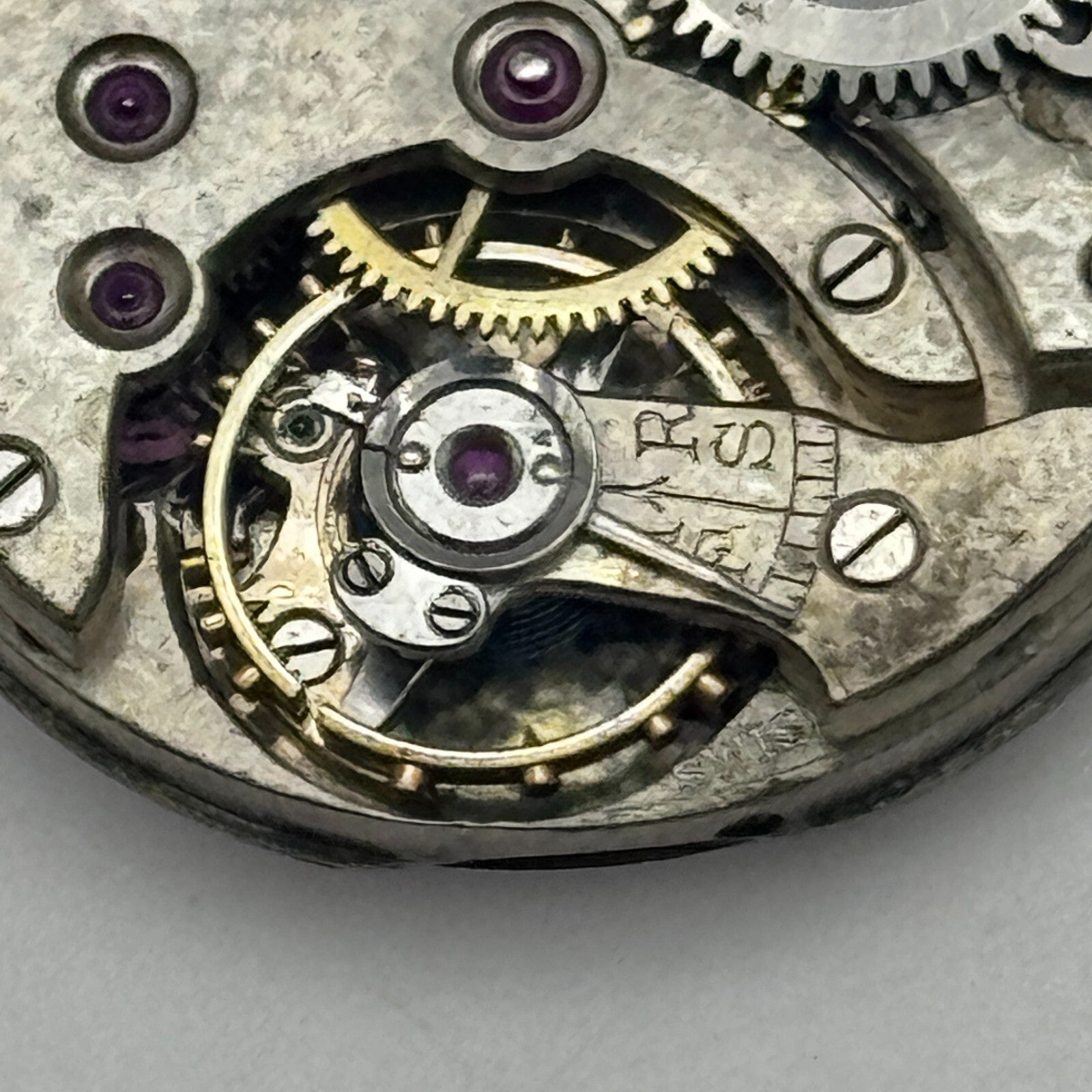 25mm Men's Dreadnought Balance Ok Vintage Swiss Trench Watch Movement PARTS