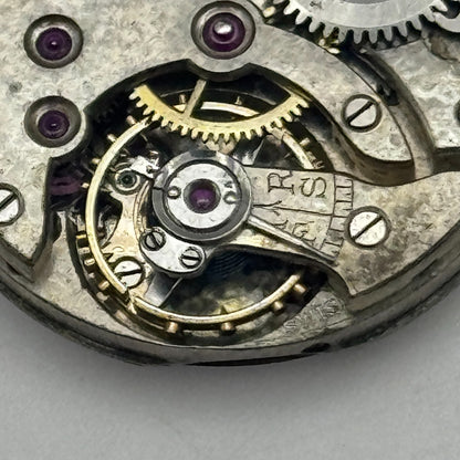 25mm Men's Dreadnought Balance Ok Vintage Swiss Trench Watch Movement PARTS