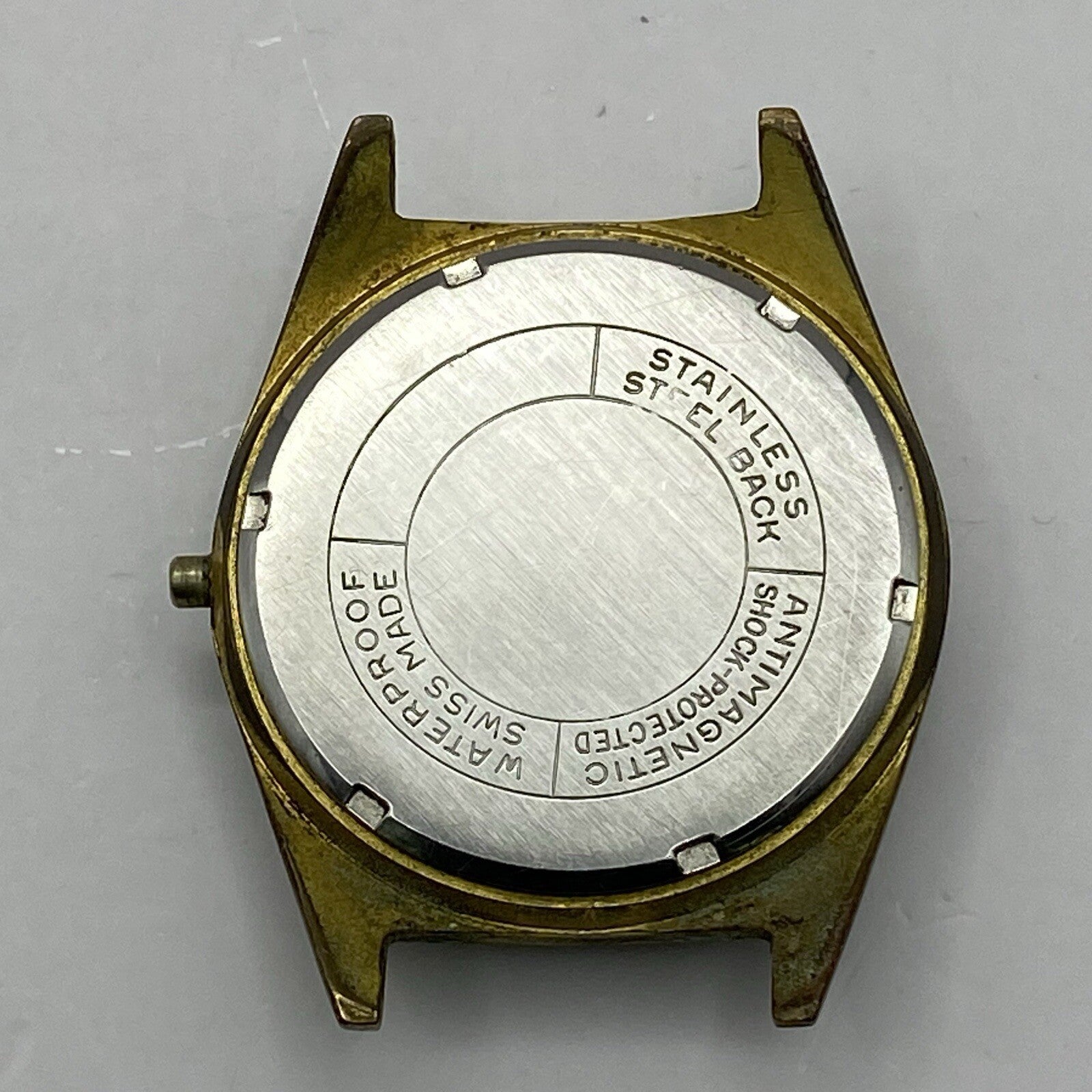 35mm Manual Wind Gents Vintage Newmark EB 8800 DT Movement Watch NON WORKING
