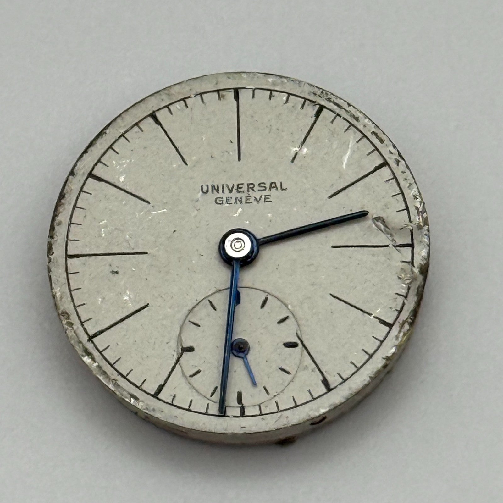 19.9mm Vintage Universal Geneve 258 Manual Wind Watch Movement PARTS REPAIR