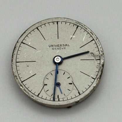 19.9mm Vintage Universal Geneve 258 Manual Wind Watch Movement PARTS REPAIR