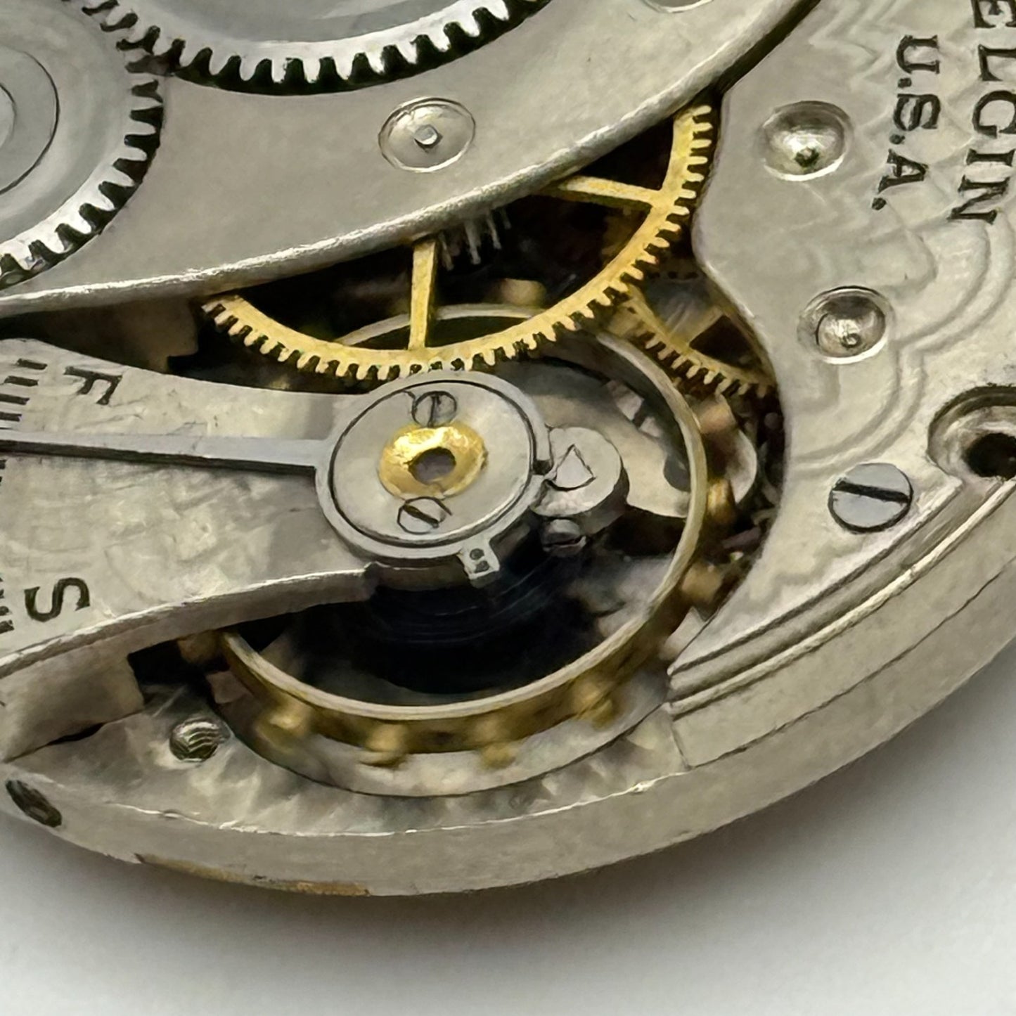 1920 Antique 3/0s Elgin 463 Model 3 American Watch Movement PARTS REPAIR SPARES