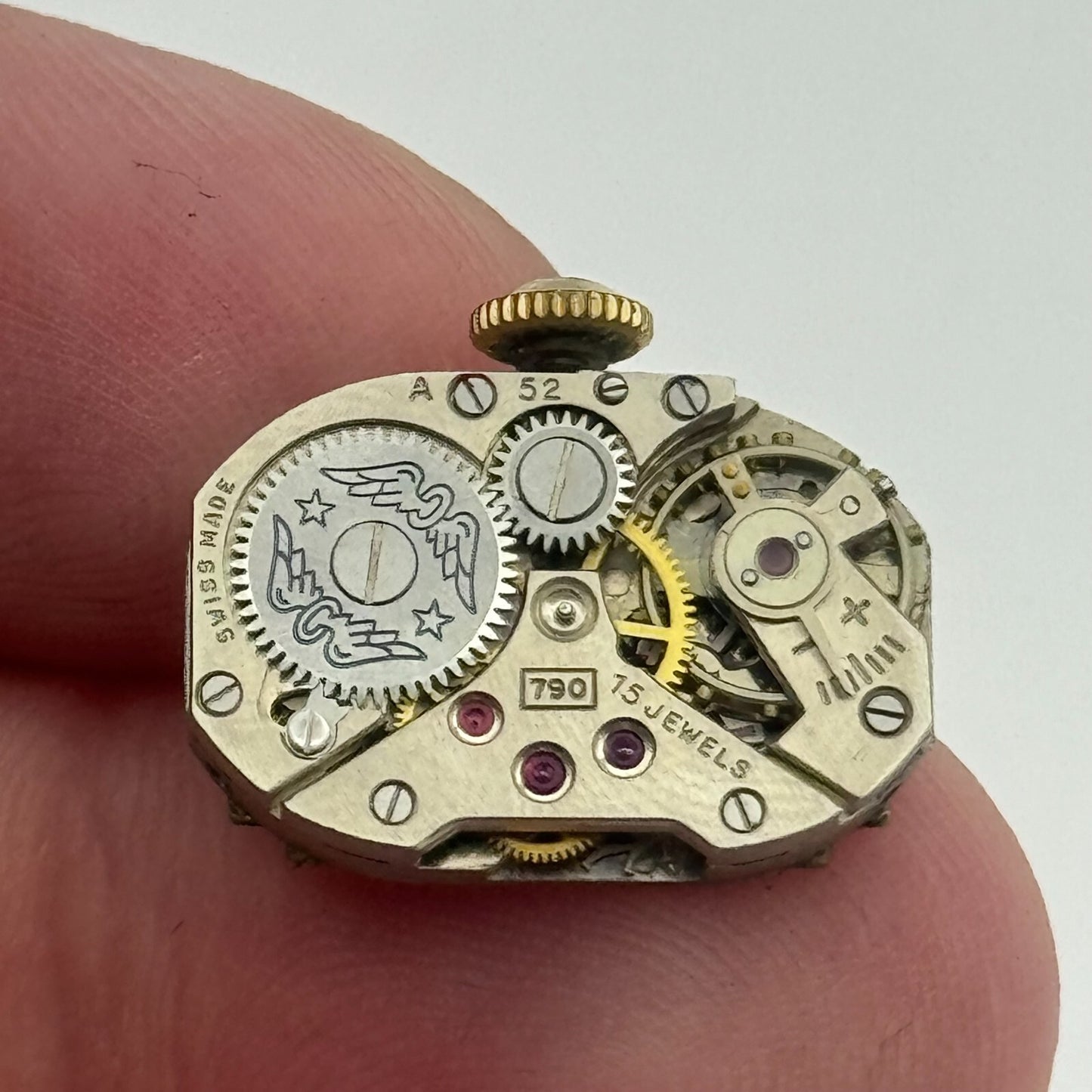 12.6mm Ladies Rotary AS 1051 Manual Wind Watch Movement Swiss Made Vintage PARTS