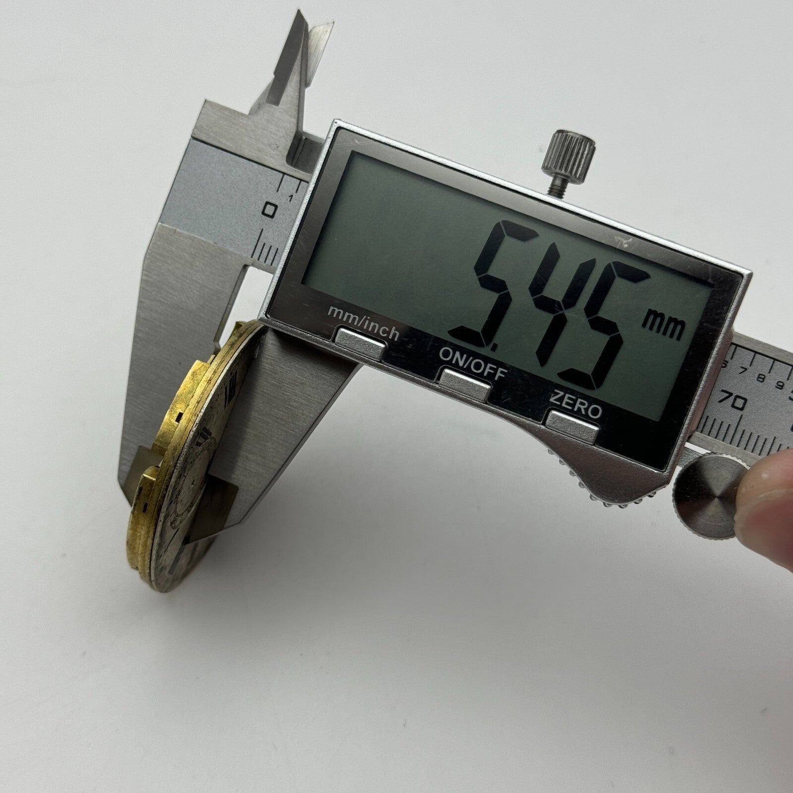 42.1mm Vintage Open Face Swiss Pocket Watch Movement PARTS REPAIR SPARES