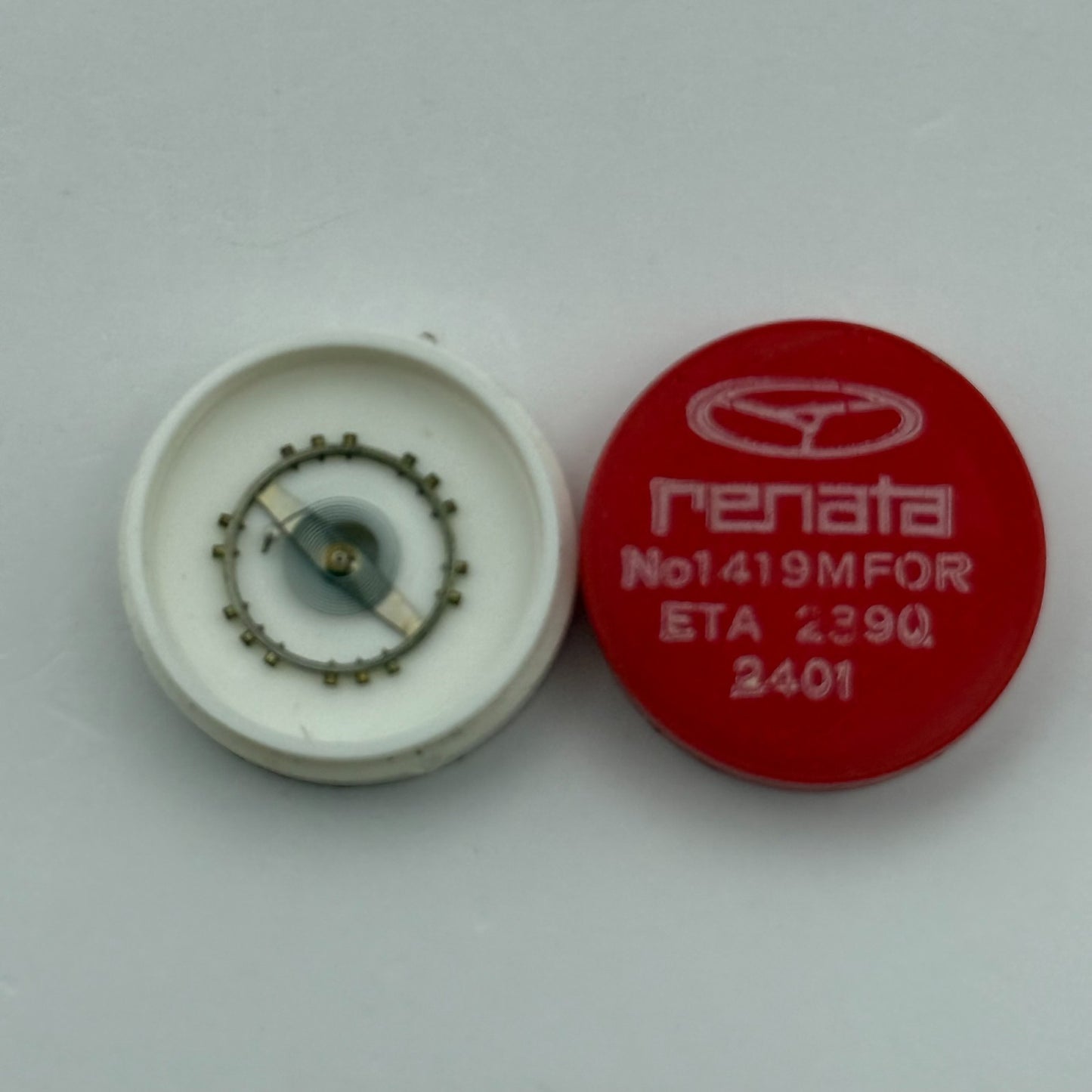 ETA 2390 2401 Balance Wheel Complete And Spring 1419 M Watch Movement Parts NOS