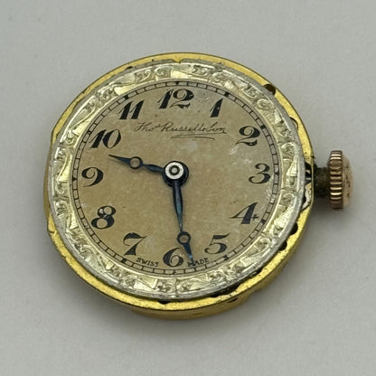 23.6mm Thomas Russell & Son Premier Balance Ok 7 Jewels Watch Movement PARTS