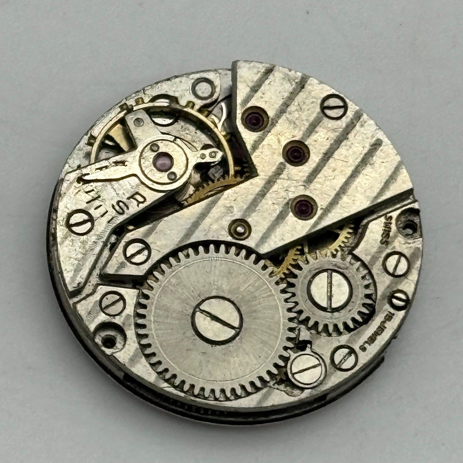 23.4mm FHF 175 Swiss Manual Wind 15 Jewels Watch Movement PARTS REPAIR SPARES