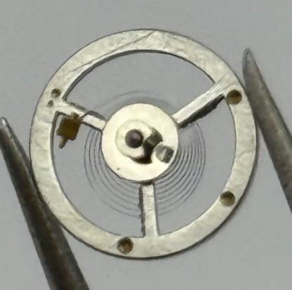 Ebosa 85 Balance Wheel Complete And Spring  132 M Watch Movement Parts  NOS