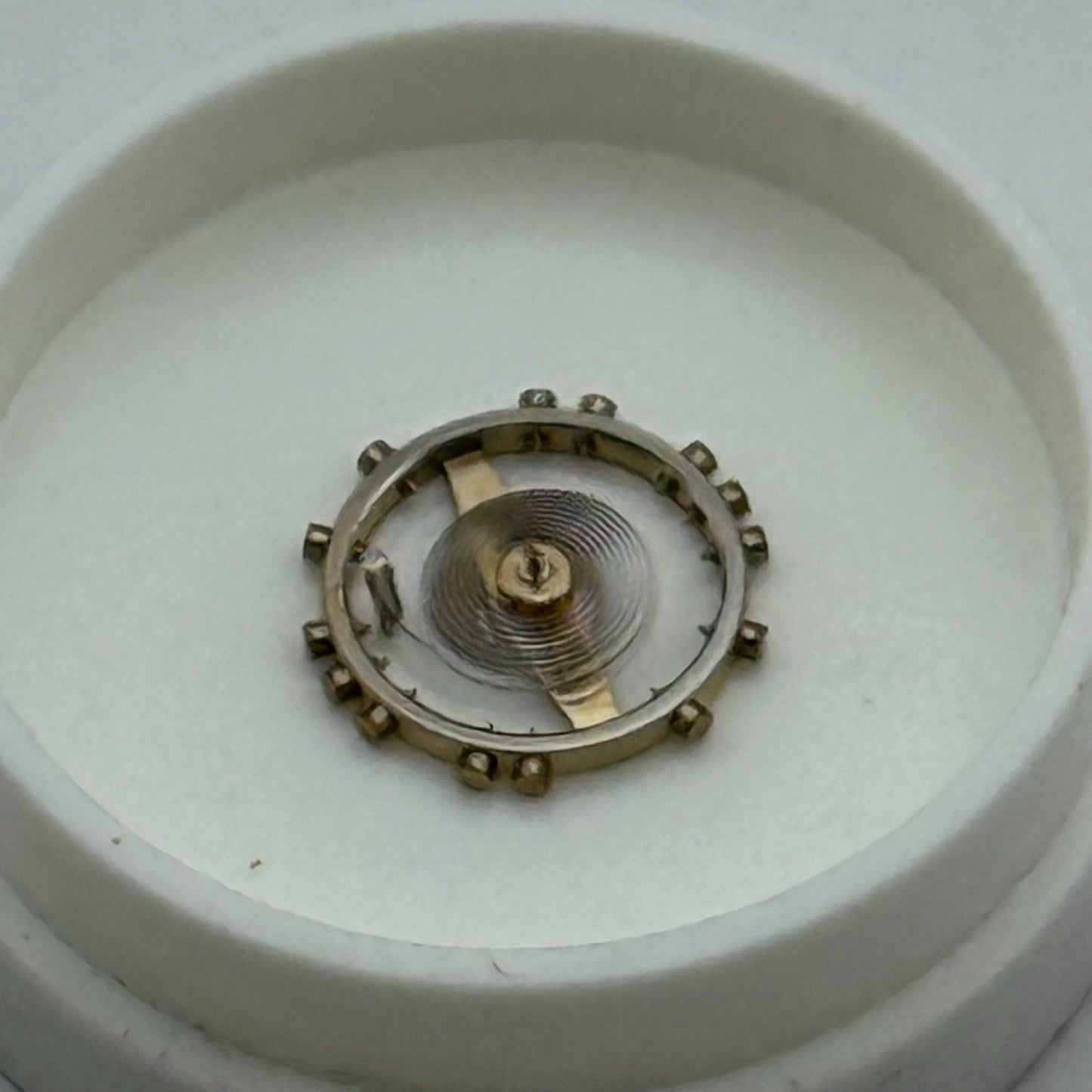 AS 1677 Balance Wheel Complete And Spring Inca Watch Movement Parts NOS