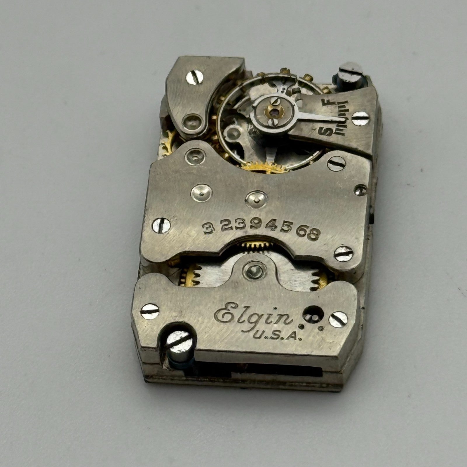 1930 Vintage 18/0s Elgin 488 Model 1 American Watch Movement PARTS REPAIR SPARES