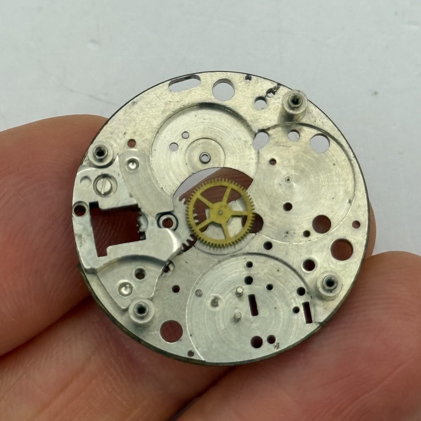 26.9mm Vintage BFG 866 Partial Manual Wind Watch Movement PARTS REPAIR