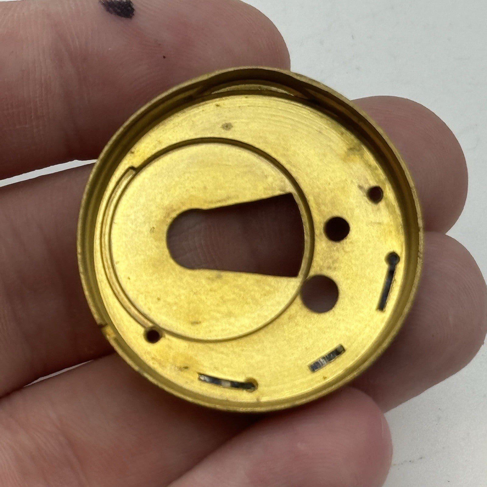 36mm Running Antique Quality English Fusee Pocket Watch Movement -  TO RESTORE