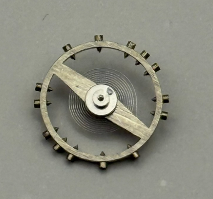 AS 415 Balance Wheel Complete And Spring 9¾’’’ 19 Watch Movement Parts NOS 