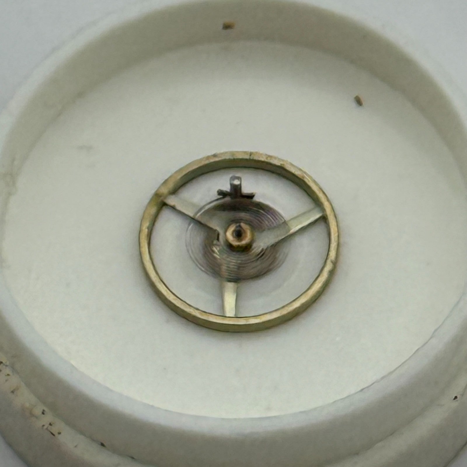 AS 976 1012 Balance Wheel Complete And Spring  29 M Watch Movement Parts NOS