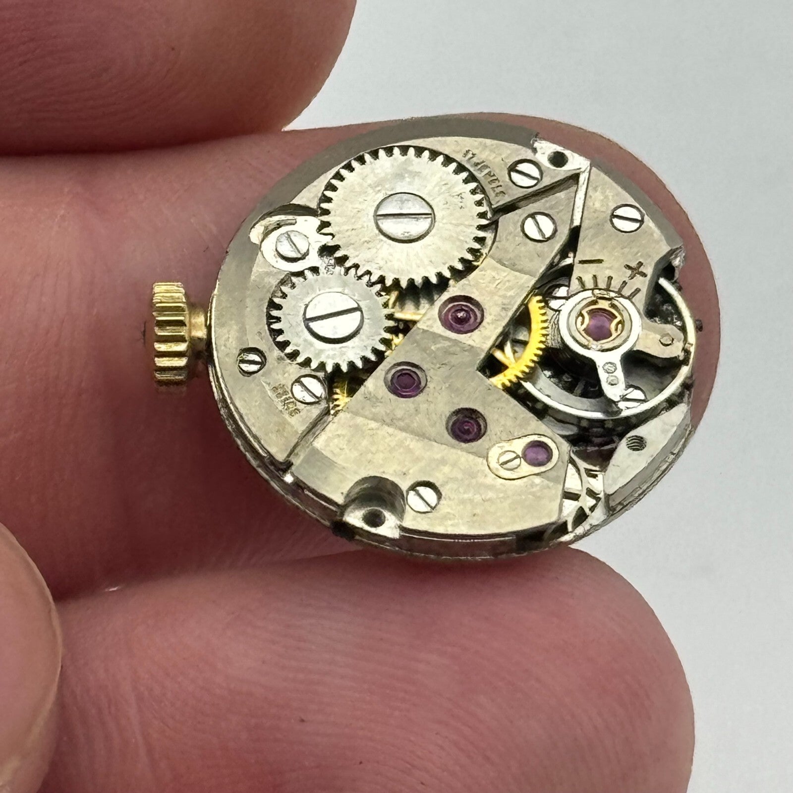 19.7mm Running Altus ETA 980 Manual Wind 17 Jewels Watch Movement PARTS REPAIR