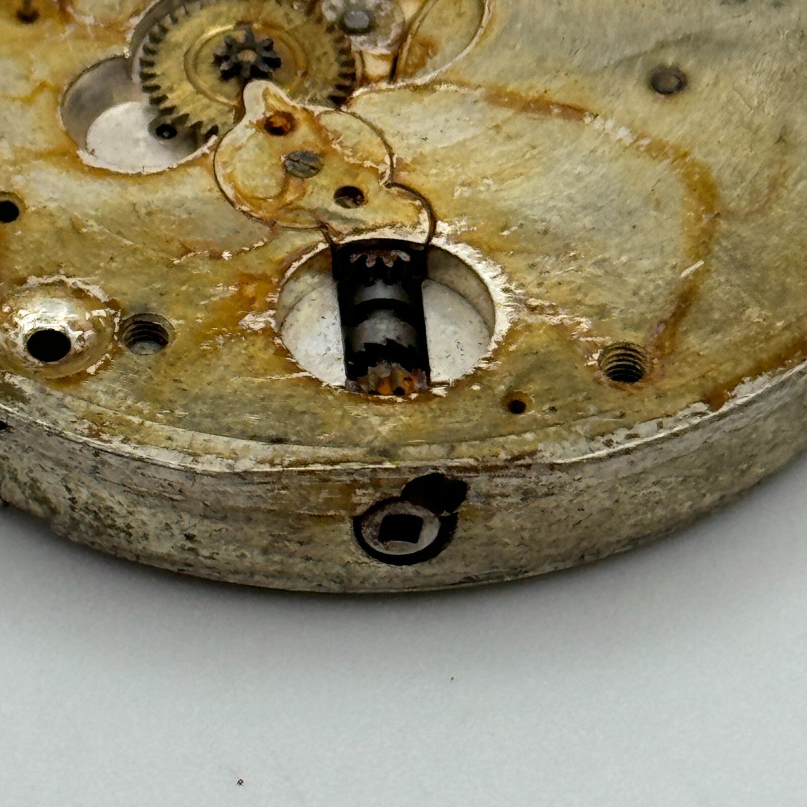43.1mm Cyma Ref 998.a 15 Jewels Vintage Swiss Pocket Watch Movement PARTS SPARES