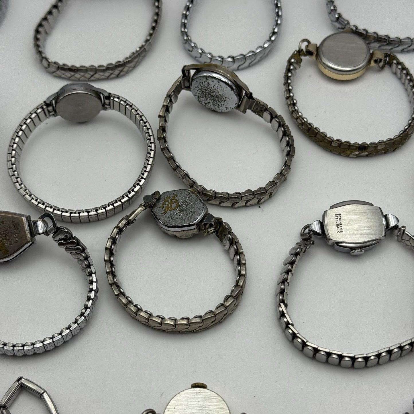 Bundle Of Ladies Vintage Manual Wind Wristwatches Joblot PARTS REPAIR SPARES