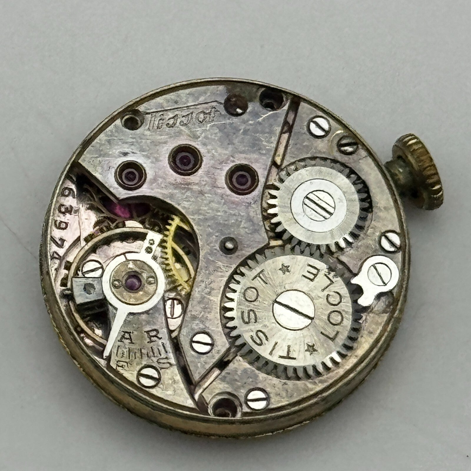 20.1mm Ladies Running Tissot Locle Cal 194 Manual Wind Swiss Watch Movement PART