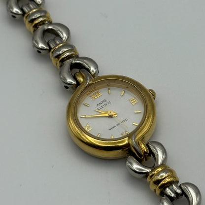 20mm Working Ladies Anne Klein III Two Tone Bracelet Quartz Watch 6.25 Inches