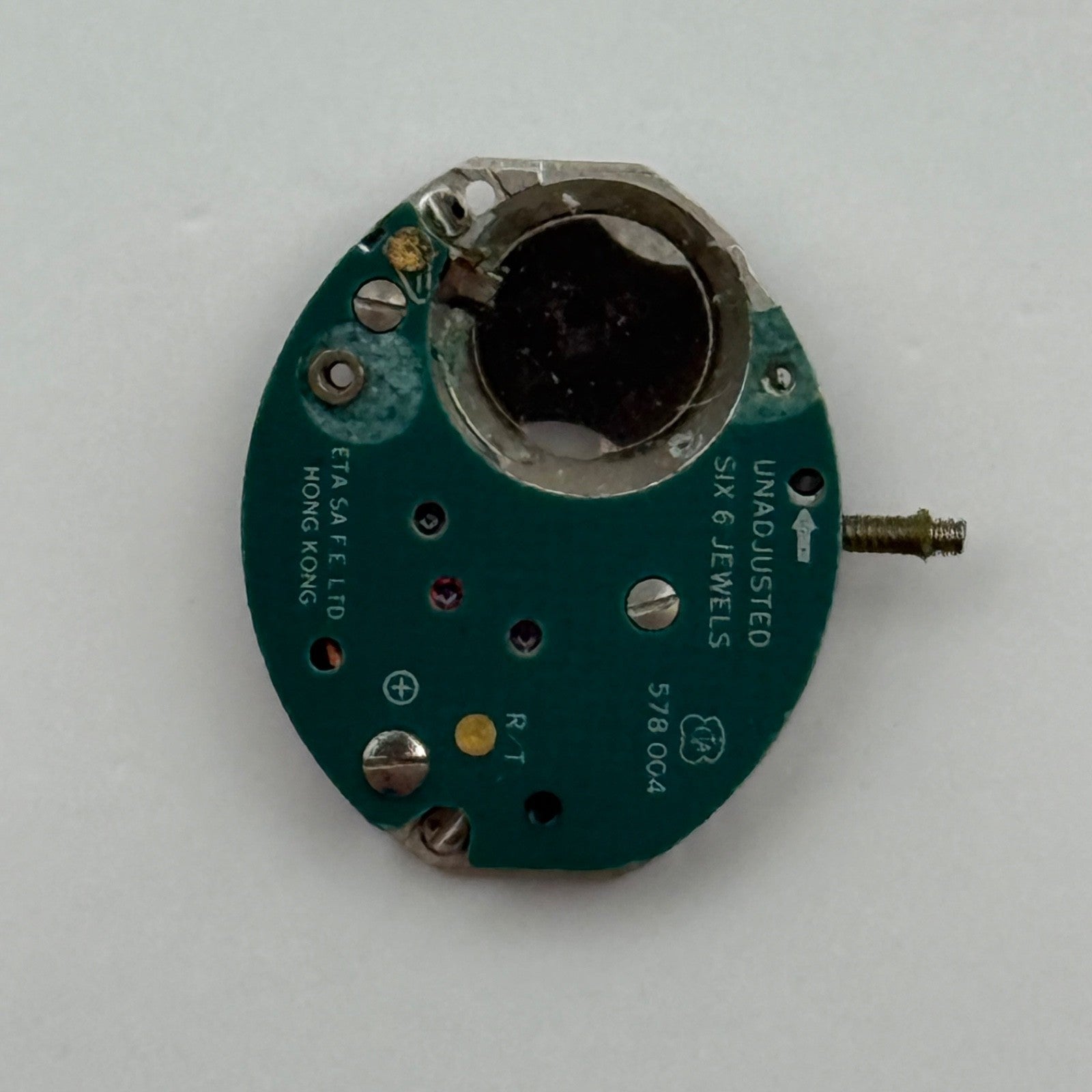 ETA 578.004 Quartz Watch Movement Incomplete Swiss Ladies Vintage Parts Repair