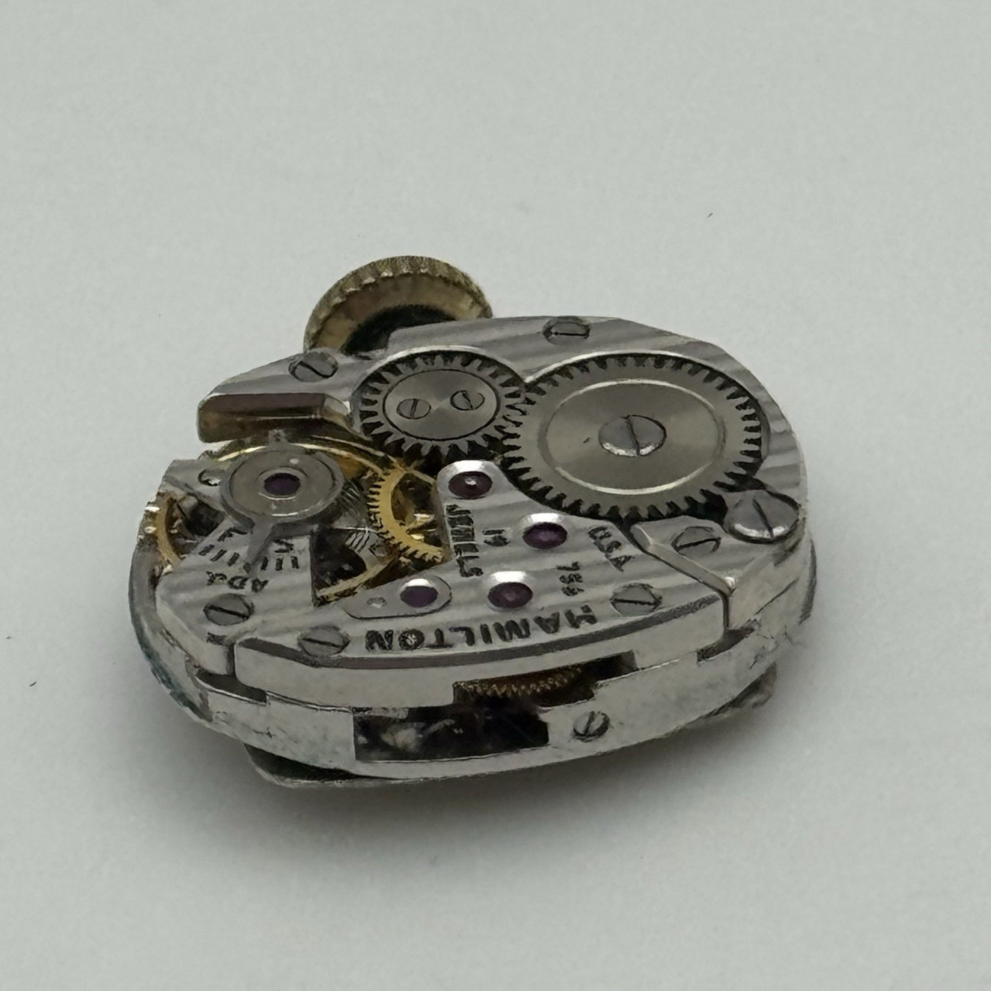 12.9mm Ladies Running Hamilton 756 Manual Wind 17 Jewels Watch Movement PARTS